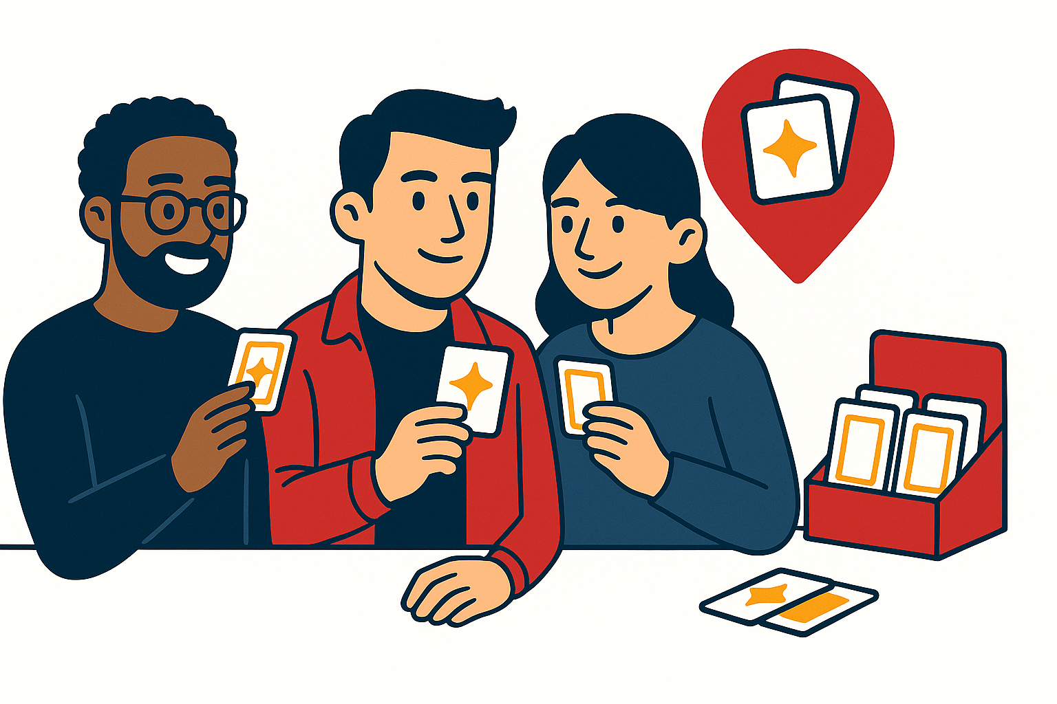 Trading Card Illustration